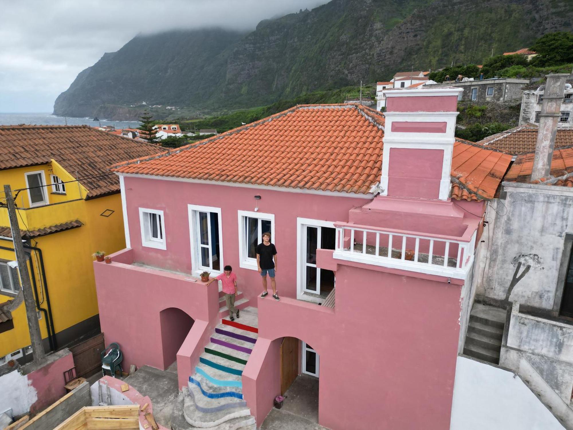 Hostel The Pink House Faja Grande Exteriér fotografie